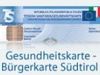 Gesundheitskarte - Bürgerkarte Südtirol